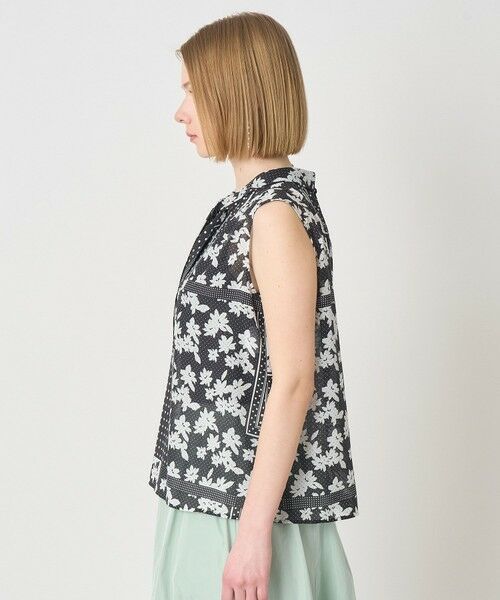 ANAYI / アナイ シャツ・ブラウス | 【セットアップ対応商品】ドットパッチワークプリントボウタイ ブラウス | 詳細11