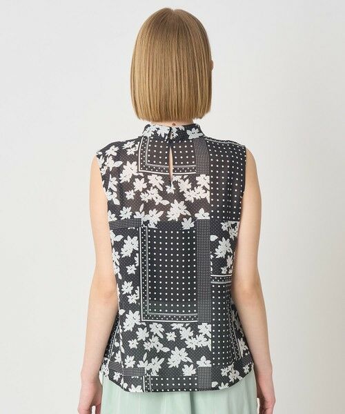 ANAYI / アナイ シャツ・ブラウス | 【セットアップ対応商品】ドットパッチワークプリントボウタイ ブラウス | 詳細12