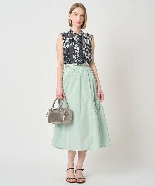 ANAYI / アナイ シャツ・ブラウス | 【セットアップ対応商品】ドットパッチワークプリントボウタイ ブラウス | 詳細14