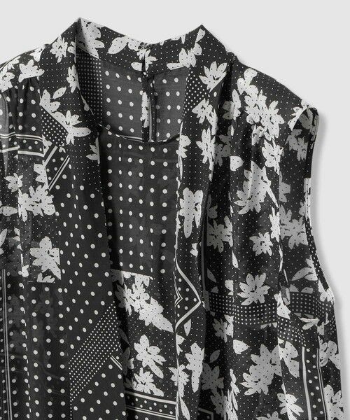 ANAYI / アナイ シャツ・ブラウス | 【セットアップ対応商品】ドットパッチワークプリントボウタイ ブラウス | 詳細16