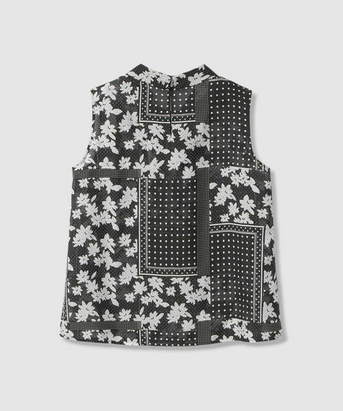 ANAYI / アナイ シャツ・ブラウス | 【セットアップ対応商品】ドットパッチワークプリントボウタイ ブラウス | 詳細3