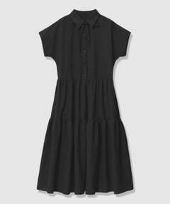 ANAYI / アナイ ロング・マキシ丈ワンピース | ラミーサッカーティアードシャツ ワンピース