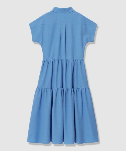 ANAYI / アナイ ロング・マキシ丈ワンピース | ラミーサッカーティアードシャツ ワンピース | 詳細1