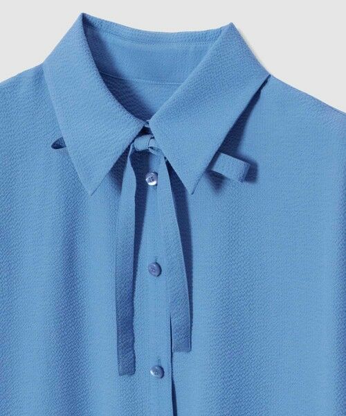 ANAYI / アナイ ロング・マキシ丈ワンピース | ラミーサッカーティアードシャツ ワンピース | 詳細3