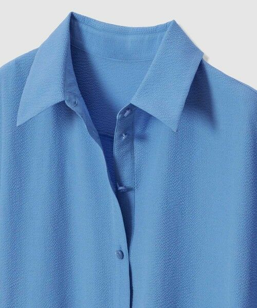 ANAYI / アナイ ロング・マキシ丈ワンピース | ラミーサッカーティアードシャツ ワンピース | 詳細4