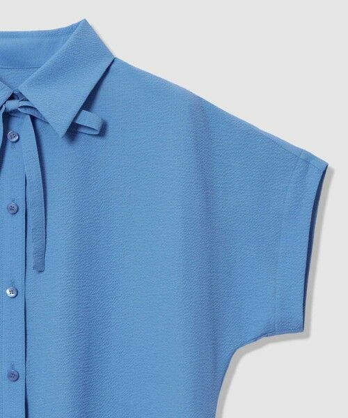 ANAYI / アナイ ロング・マキシ丈ワンピース | ラミーサッカーティアードシャツ ワンピース | 詳細5