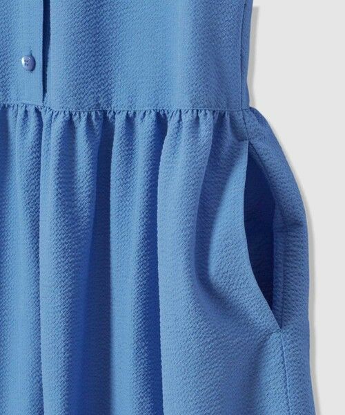 ANAYI / アナイ ロング・マキシ丈ワンピース | ラミーサッカーティアードシャツ ワンピース | 詳細6