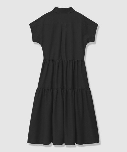 ANAYI / アナイ ロング・マキシ丈ワンピース | ラミーサッカーティアードシャツ ワンピース | 詳細14