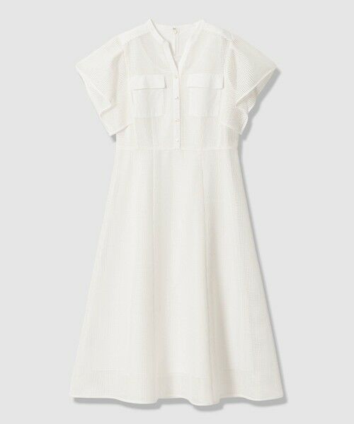 ANAYI / アナイ ロング・マキシ丈ワンピース | メッシュラッセルフレア袖 ワンピース | 詳細2