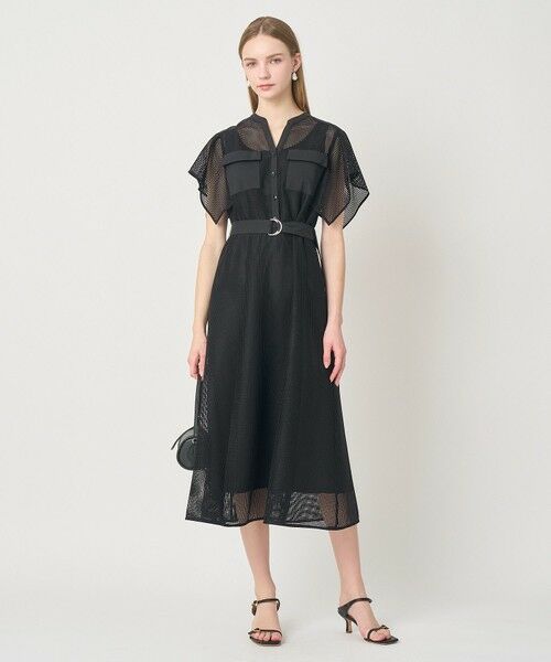 ANAYI / アナイ ロング・マキシ丈ワンピース | メッシュラッセルフレア袖 ワンピース | 詳細15