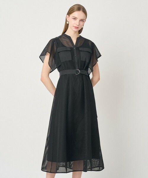 ANAYI / アナイ ロング・マキシ丈ワンピース | メッシュラッセルフレア袖 ワンピース | 詳細16