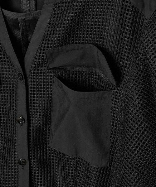 ANAYI / アナイ ロング・マキシ丈ワンピース | メッシュラッセルフレア袖 ワンピース | 詳細5