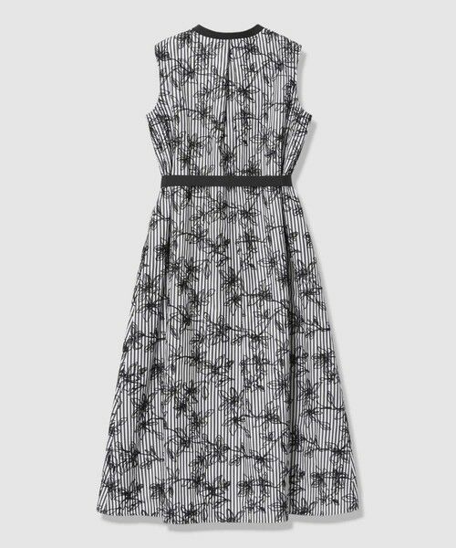 ANAYI / アナイ ロング・マキシ丈ワンピース | フラワー刺繍ストライプAライン ワンピース | 詳細1