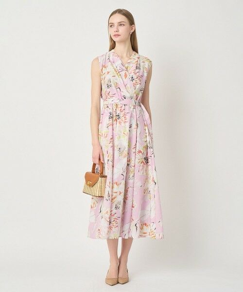 ANAYI / アナイ ロング・マキシ丈ワンピース | ペイントフラワープリントフレア ワンピース | 詳細10