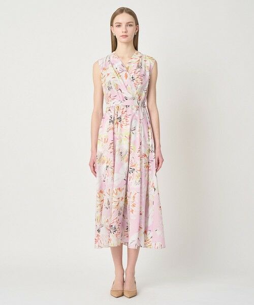 ANAYI / アナイ ロング・マキシ丈ワンピース | ペイントフラワープリントフレア ワンピース | 詳細4