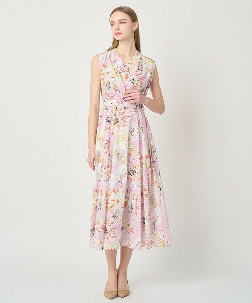 ANAYI / アナイ ロング・マキシ丈ワンピース | ペイントフラワープリントフレア ワンピース | 詳細7