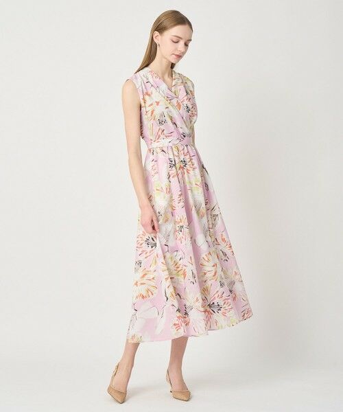 ANAYI / アナイ ロング・マキシ丈ワンピース | ペイントフラワープリントフレア ワンピース | 詳細8