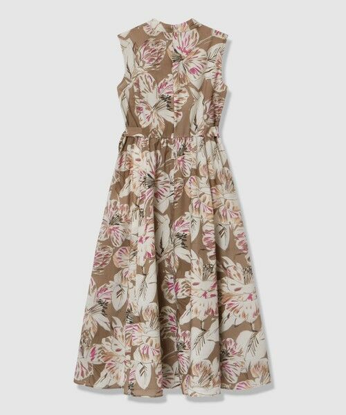 ANAYI / アナイ ロング・マキシ丈ワンピース | ペイントフラワープリントフレア ワンピース | 詳細12