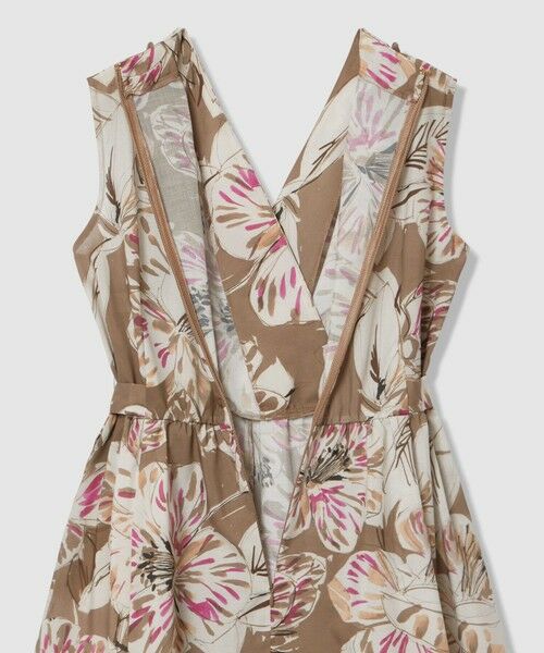 ANAYI / アナイ ロング・マキシ丈ワンピース | ペイントフラワープリントフレア ワンピース | 詳細16