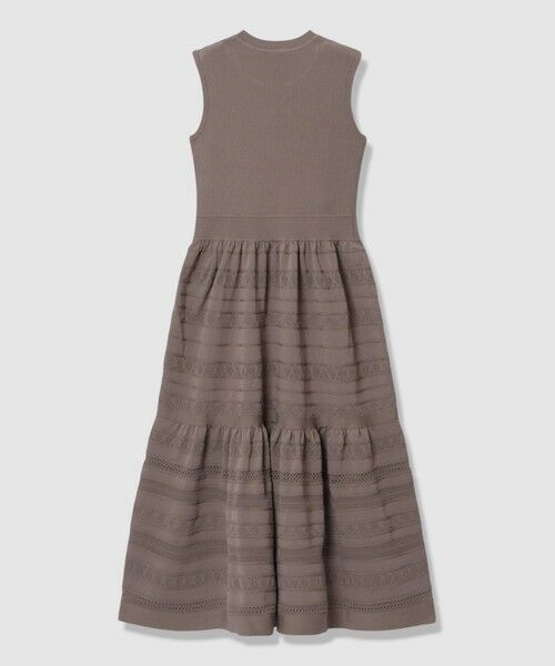 ANAYI / アナイ ミニ丈・ひざ丈ワンピース | 【セットアップ対応商品】ニッティングレースティアード ワンピース | 詳細1