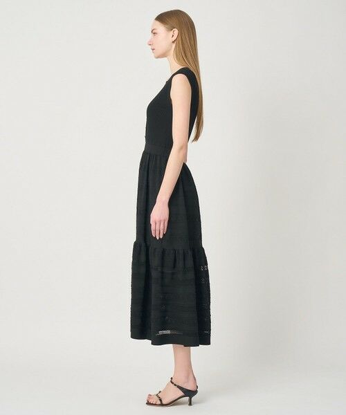 ANAYI / アナイ ミニ丈・ひざ丈ワンピース | ニッティングレースティアード ワンピース〈セットアップ対応商品〉 | 詳細14