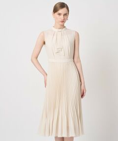 ANAYI / アナイ ミニ丈・ひざ丈ワンピース | シアードビープリーツノースリ ワンピース