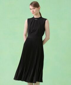 ANAYI / アナイ ミニ丈・ひざ丈ワンピース | シアードビープリーツノースリ ワンピース