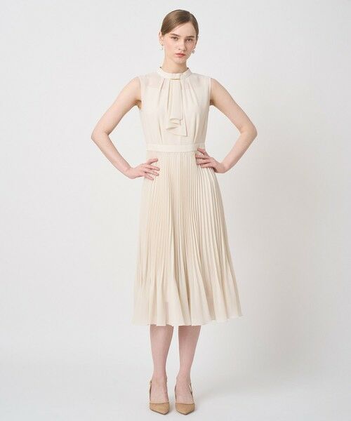 ANAYI / アナイ ミニ丈・ひざ丈ワンピース | シアードビープリーツノースリ ワンピース | 詳細2