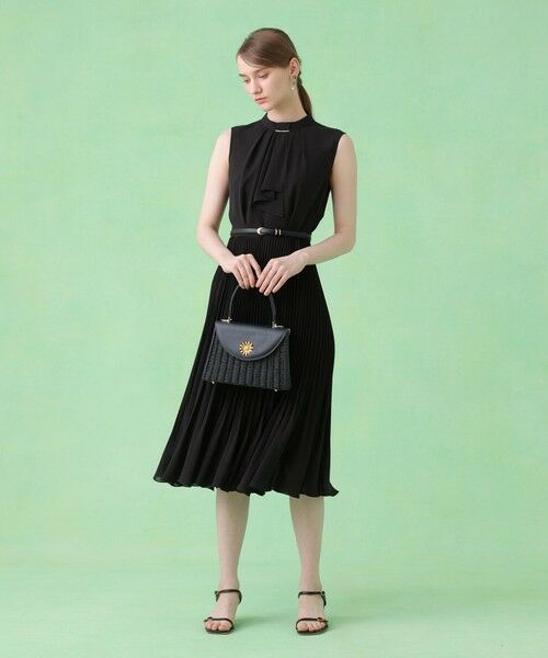 ANAYI / アナイ ミニ丈・ひざ丈ワンピース | シアードビープリーツノースリ ワンピース | 詳細25