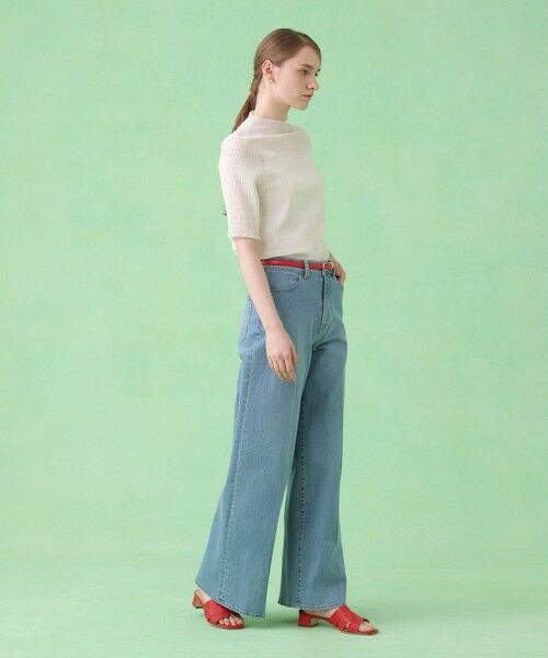 ANAYI / アナイ カットソー | シャーリング５分袖 プルオーバー | 詳細4