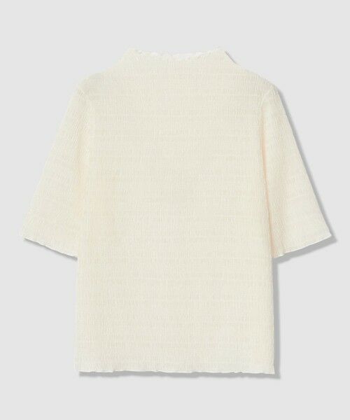 ANAYI / アナイ カットソー | シャーリング５分袖 プルオーバー（off white (02)）