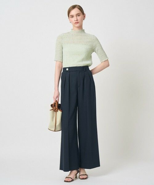 ANAYI / アナイ カットソー | シャーリング５分袖 プルオーバー | 詳細18