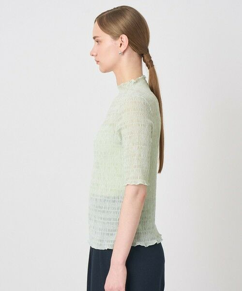 ANAYI / アナイ カットソー | シャーリング５分袖 プルオーバー | 詳細14