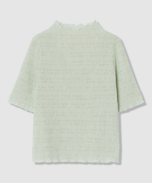 ANAYI / アナイ カットソー | シャーリング５分袖 プルオーバー（mint green (73)）