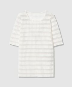 ANAYI / アナイ ニット・セーター | シアーボーダーリブプルオーバー