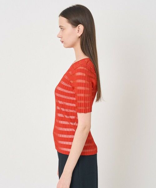 ANAYI / アナイ ニット・セーター | シアーボーダーリブプルオーバー | 詳細5