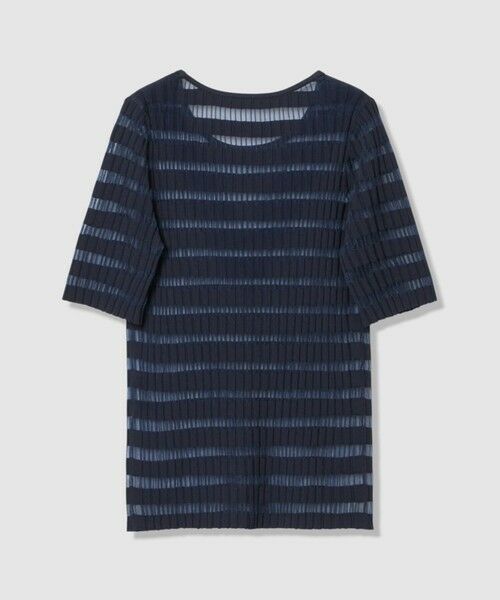 ANAYI / アナイ ニット・セーター | シアーボーダーリブプルオーバー | 詳細5