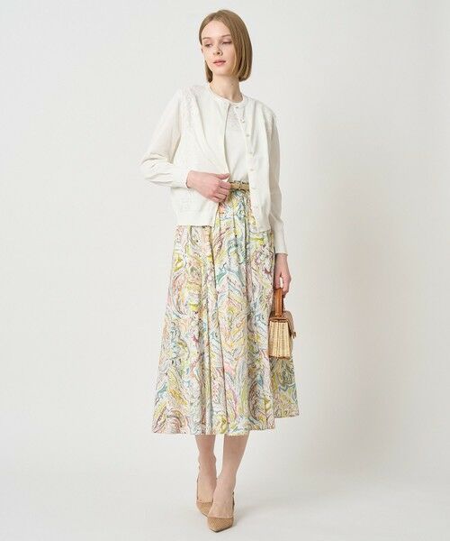 ANAYI / アナイ カーディガン・ボレロ | レースラインコットンナイロンカーディガン | 詳細8