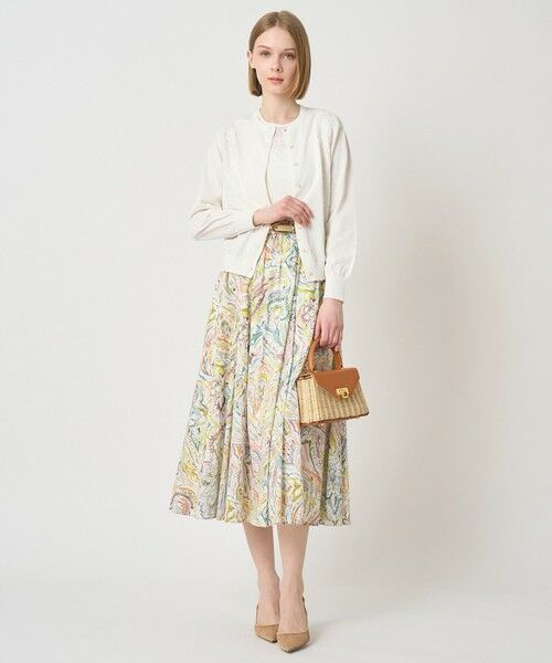 ANAYI / アナイ カーディガン・ボレロ | レースラインコットンナイロンカーディガン | 詳細9