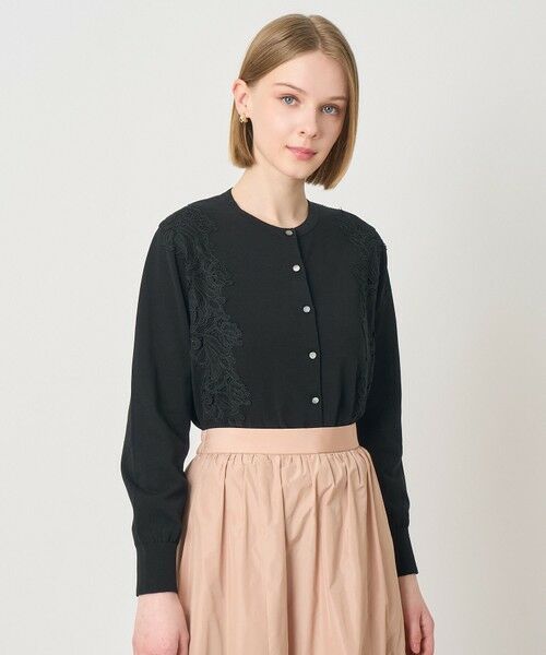 ANAYI / アナイ カーディガン・ボレロ | レースラインコットンナイロンカーディガン | 詳細26