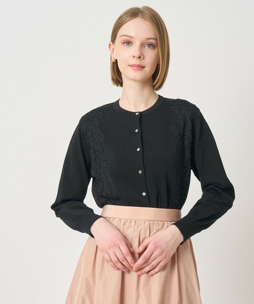 ANAYI / アナイ カーディガン・ボレロ | レースラインコットンナイロンカーディガン | 詳細27