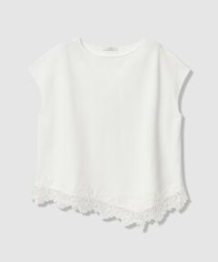 ANAYI / アナイ ニット・セーター | レースヘムボクシー プルオーバー