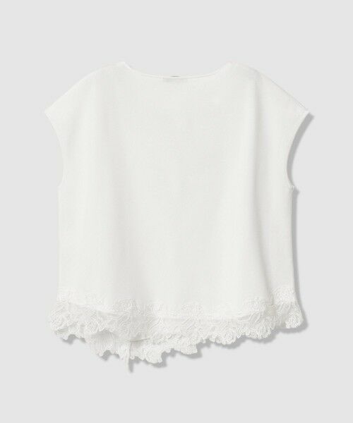 ANAYI / アナイ ニット・セーター | レースヘムボクシー プルオーバー | 詳細1