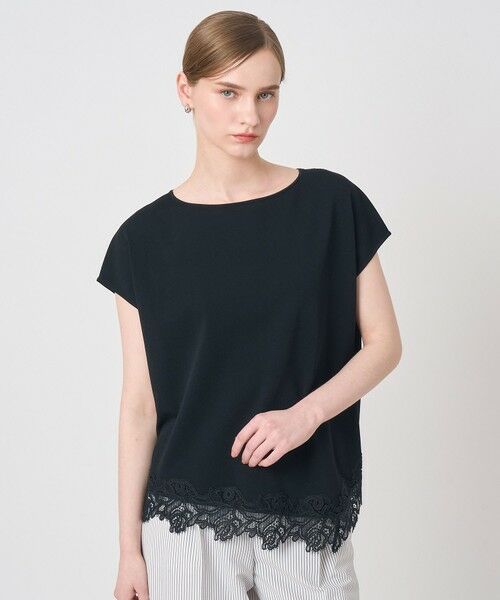 ANAYI / アナイ ニット・セーター | レースヘムボクシー プルオーバー | 詳細10