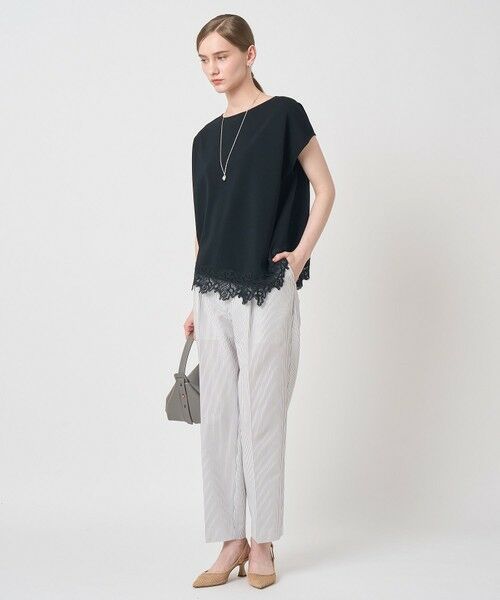 ANAYI / アナイ ニット・セーター | レースヘムボクシー プルオーバー | 詳細11