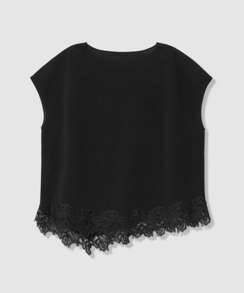 ANAYI / アナイ ニット・セーター | レースヘムボクシー プルオーバー | 詳細3