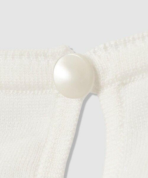 ANAYI / アナイ ニット・セーター | レースラインコットンナイロンクループルオーバー | 詳細2