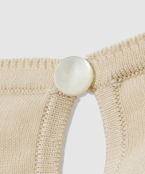 ANAYI / アナイ ニット・セーター | レースラインコットンナイロンクループルオーバー | 詳細5