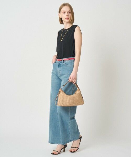 ANAYI / アナイ ニット・セーター | レースラインコットンナイロンクループルオーバー | 詳細27