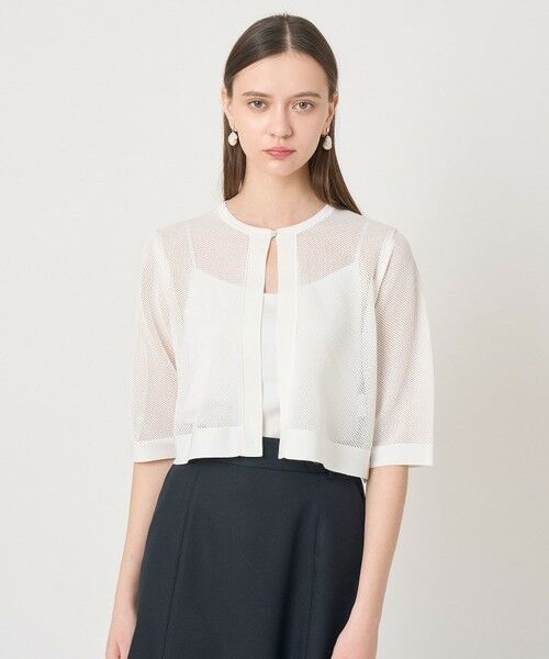 ANAYI / アナイ カーディガン・ボレロ | ニッティングメッシュクルー カーディガン〈セットアップ対応商品〉 | 詳細1